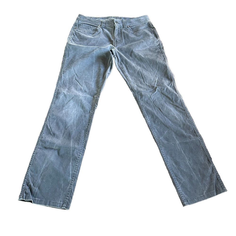 Toad & Co Pants Mens 32x32 Mission Ridge 5 Pocket‎ Lean Fit Stretch Gray